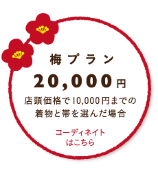 梅プラン20,000円